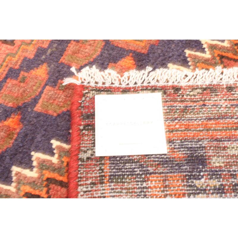 ECARPETGALLERY Hand-knotted Andelz Dark Red Wool Rug - 4'0 x 5'10