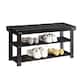 Copper Grove Cranesbill Mudroom Shoe Storage Bench