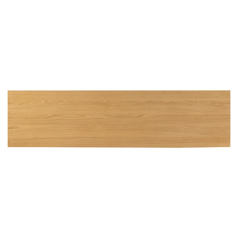 Poly & Bark Archi 70" Sideboard - Oak Wood with Cane Webbing Door Fronts