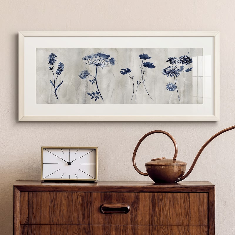 Indigo Row-Premium Gallery Framed Print