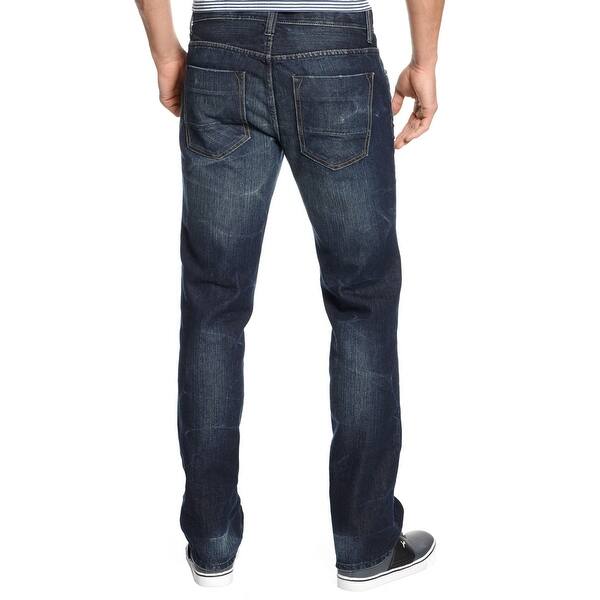 Dkny Jeans Mens Soho Relaxed Fit Straight Leg Jeans Dark Blue 30 X 32 Overstock