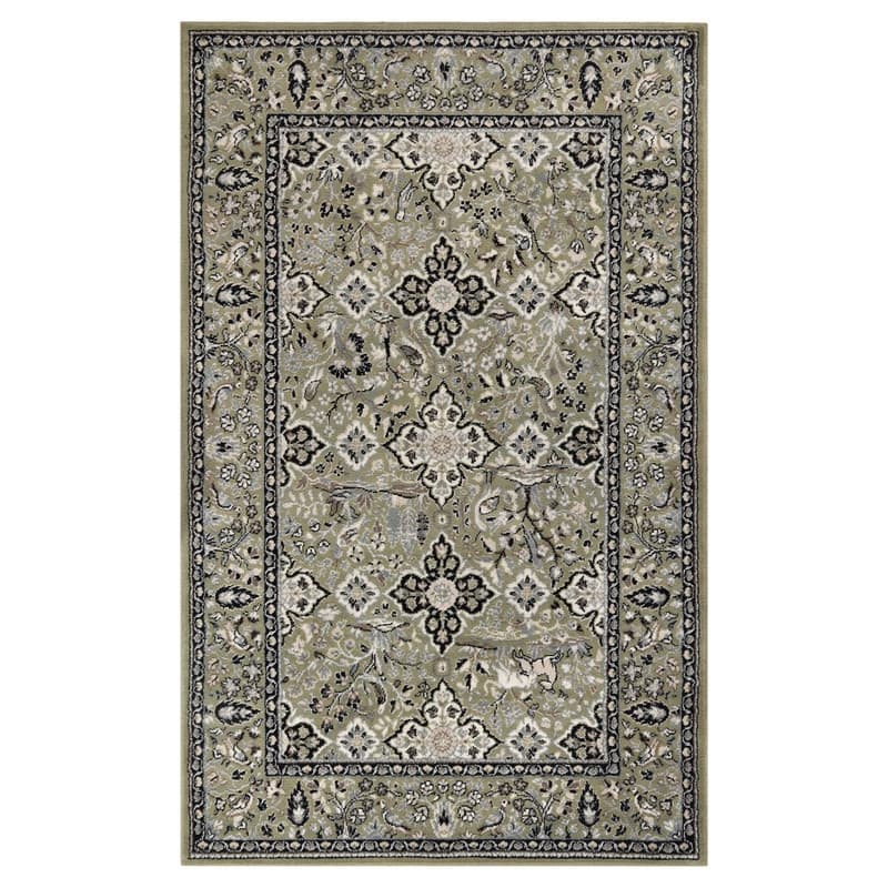 Superior Radcliffe Classic Floral Medallion Area Rug