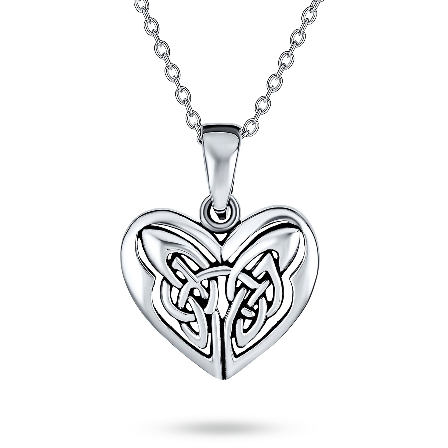 heart knot necklace
