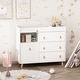 preview thumbnail 39 of 47, Baby Changing Table Dresser with 4 Drawers,Shelf Hidden Trash Storage