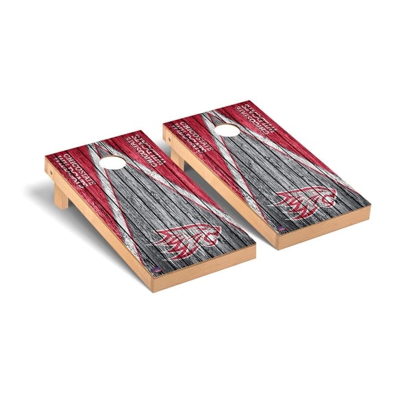 slide 2 of 5, Chico State Wildcats Triangle Cornhole Board Set