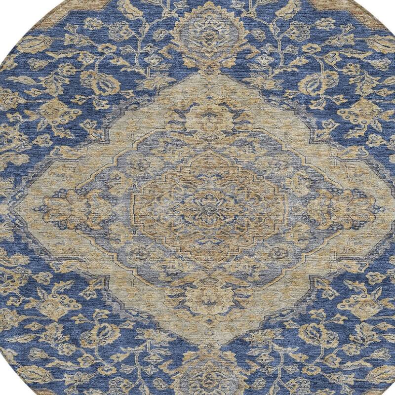 HomeRoots Oriental Traditional Rectangle Outdoor Rug