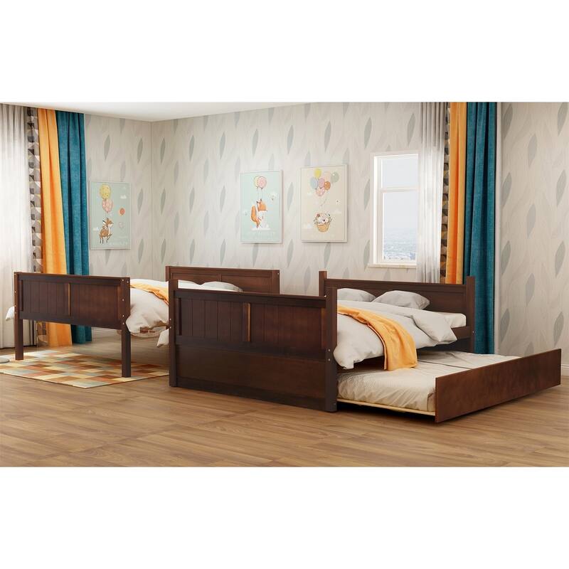 Taylor & Olive Vervain Full-over-Full Bunk Bed with Trundle