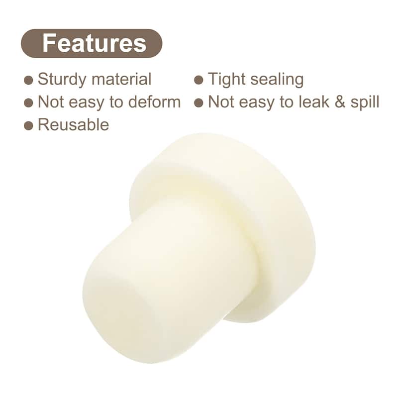 T-shaped Stoppers, 0.75inch Cork Wine Stopper Wine Bottle Corks