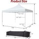 preview thumbnail 5 of 4, 10x10 Pop Up Commercial Canopy,Heavy Duty Canopy Tent - White