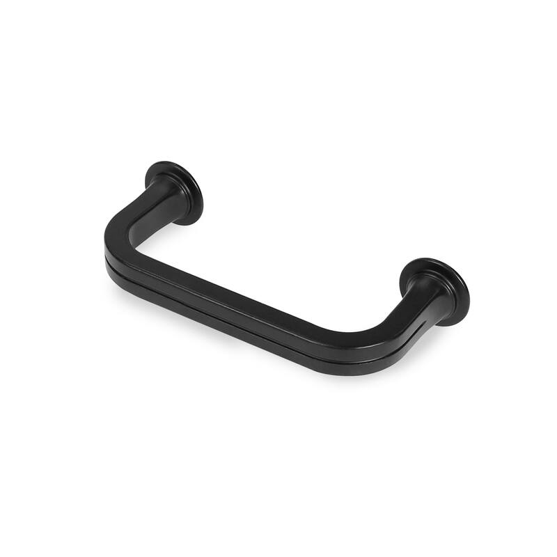 Lumi Home Furnishings Drawer Pull Classic 3" - 2-Pack - Matte Black