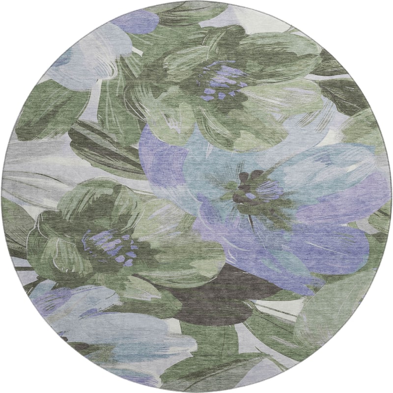 Premium Washable Super Soft Modern Floral Mayfield Rug