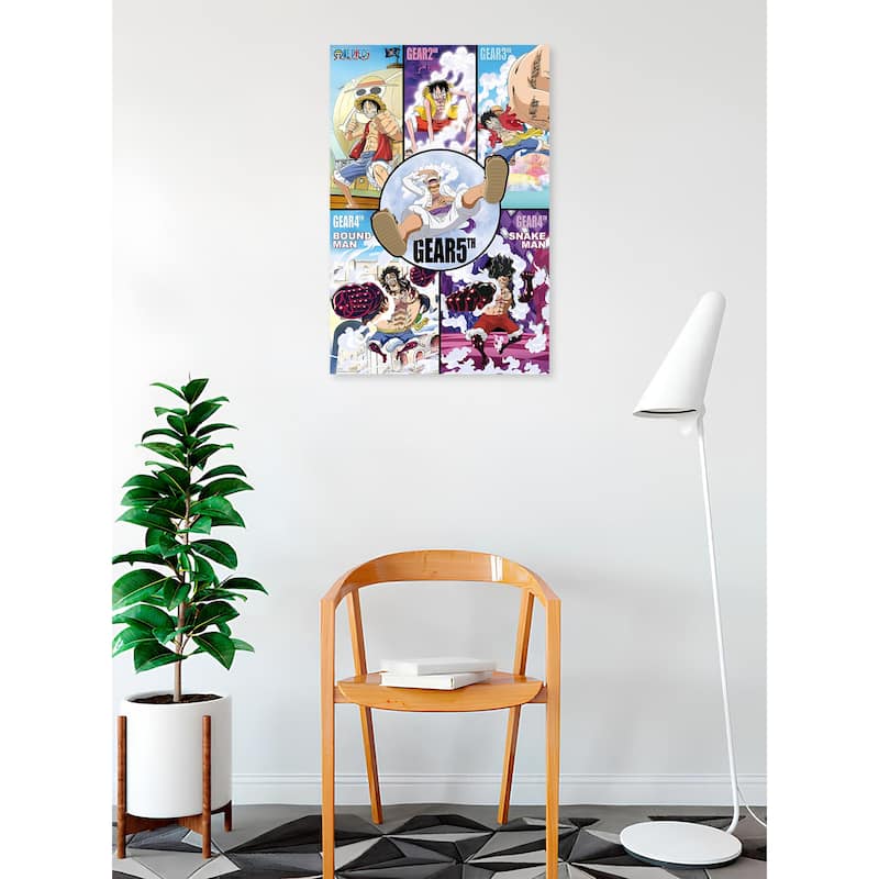 One Piece - Gears History Art Poster - 24 x 36 Inch