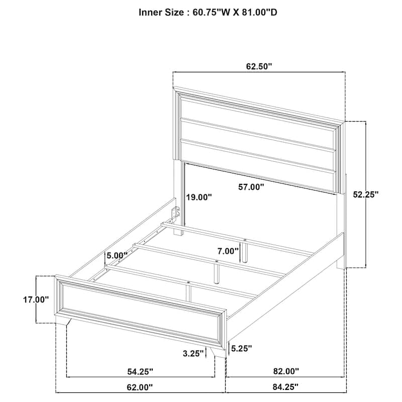 Wright Bedroom Set Brown Oak
