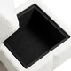 preview thumbnail 13 of 17, Furniture of America Soren Modern 18-inch Boucle Storage Ottoman with Biscuit Tufting