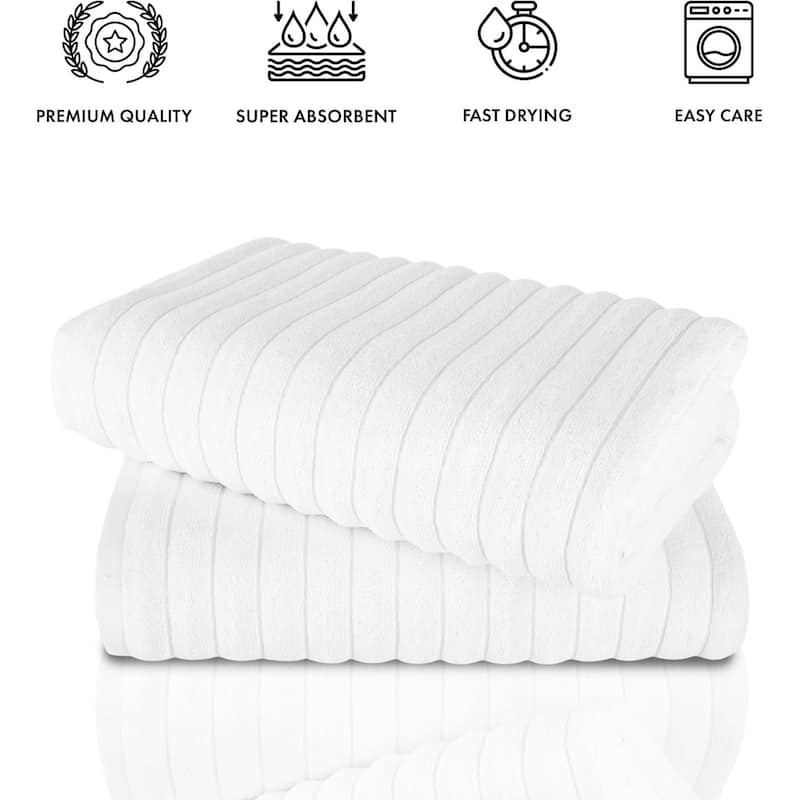 Brampton 2 Piece Luxury Turkish Cotton Jumbo Bath Sheets