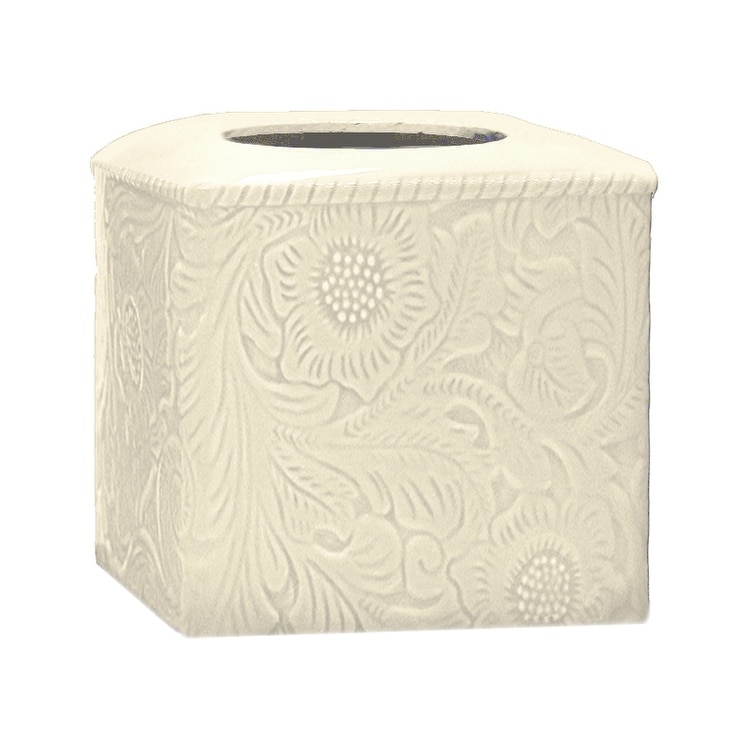 HiEnd Accents Savannah Ceramic Tissue Box Cover, 1PC