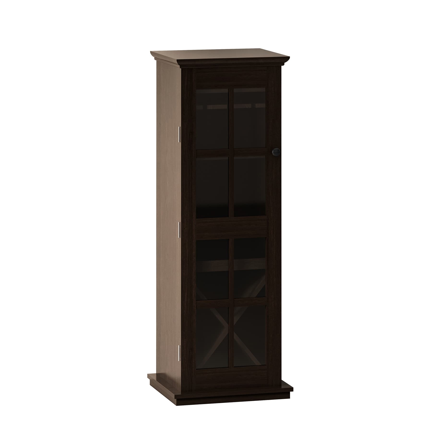 Modern Glass Door Wine with Drawer and XShaped Wine Rack Bed