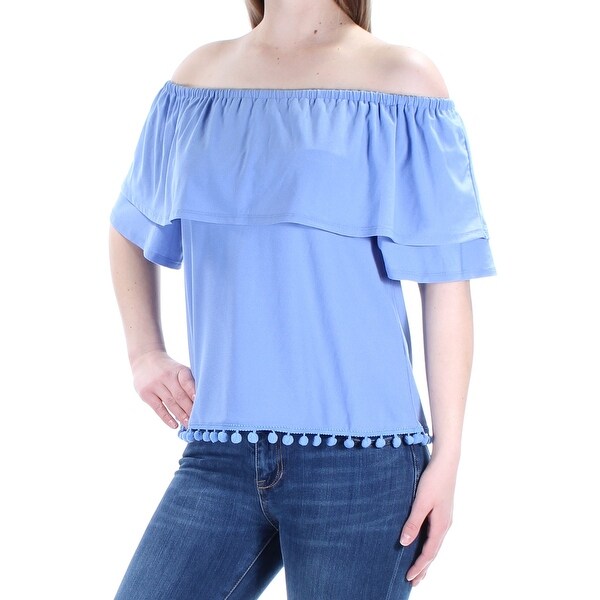 kensie short sleeve ruffle dres