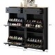 preview thumbnail 14 of 17, Merax Wood Grain Pattern Top Shoe Storage Solution with Adjustable Panel