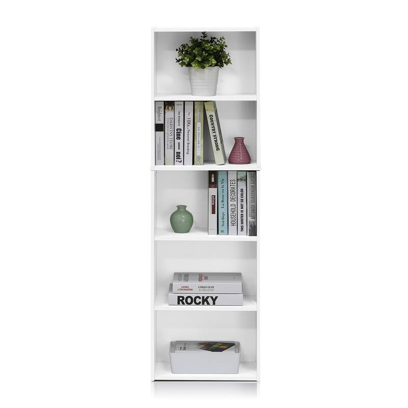 Porch & Den Hollygrove Reversible Color 5-tier Open Shelf Bookcase