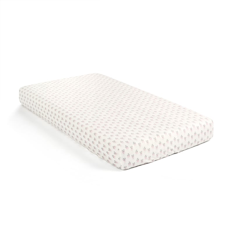 Lush Decor Elephant Stripe Geo Soft & Plush Fitted Crib Sheet - 52"x 28"