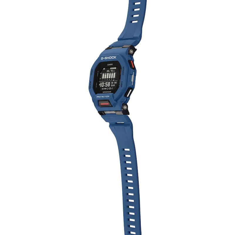 GBD-200-2 Men's G-Shock G-SQUAD Digital Bluetooth Watch, Navy Blue