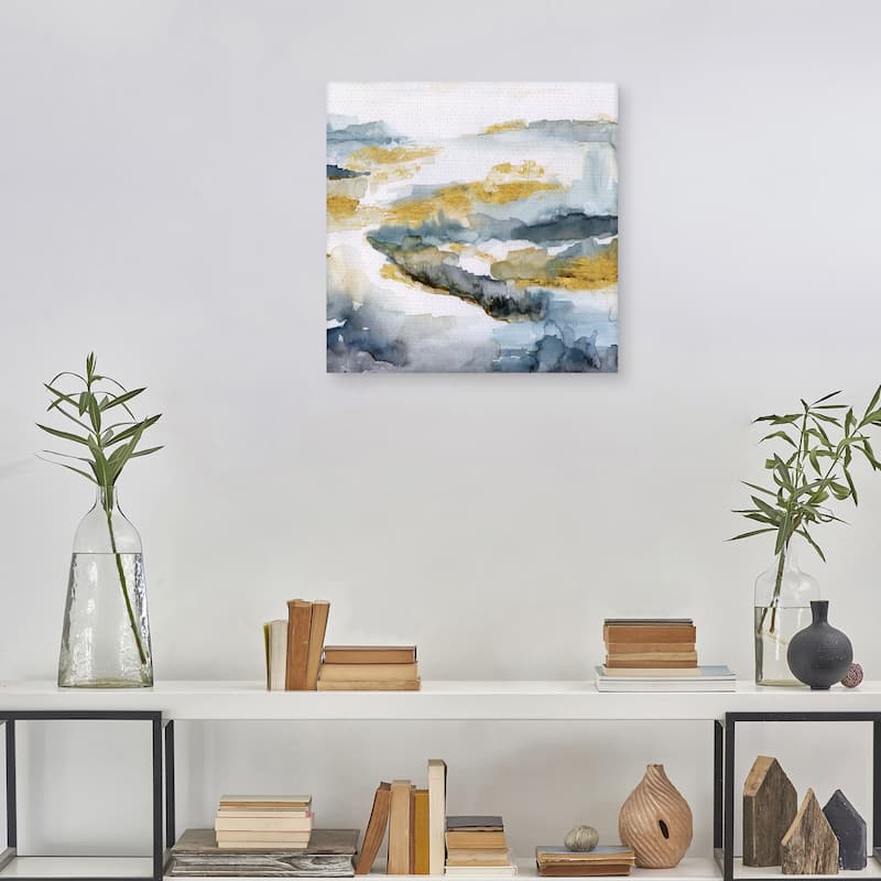 Golden Estuary by Nan Canvas Art Print