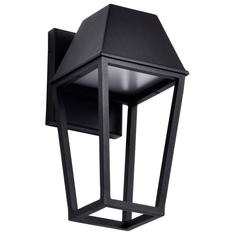 Colt 10 Watt LED Small Outdoor Lantern Matte Black Finish - Matte Black