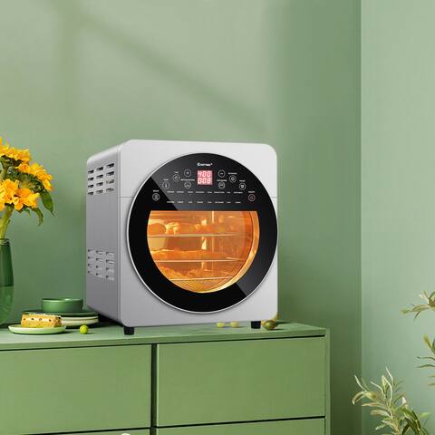 Costway 16-in-1 Air Fryer Oven 15.5 QT Toaster Oven Dehydrator