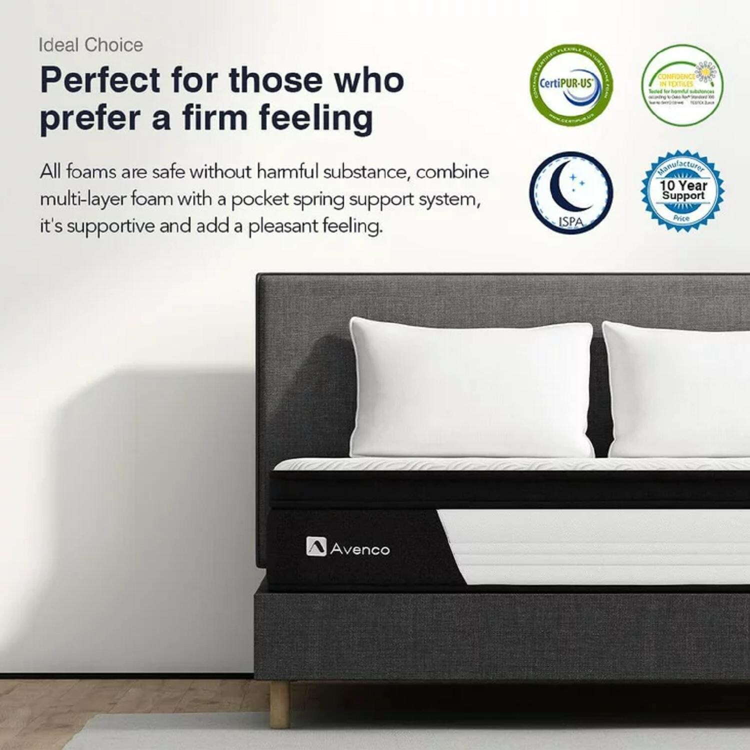 10 Medium Pillow Top Hybrid Mattress Bed Bath Beyond 38280906