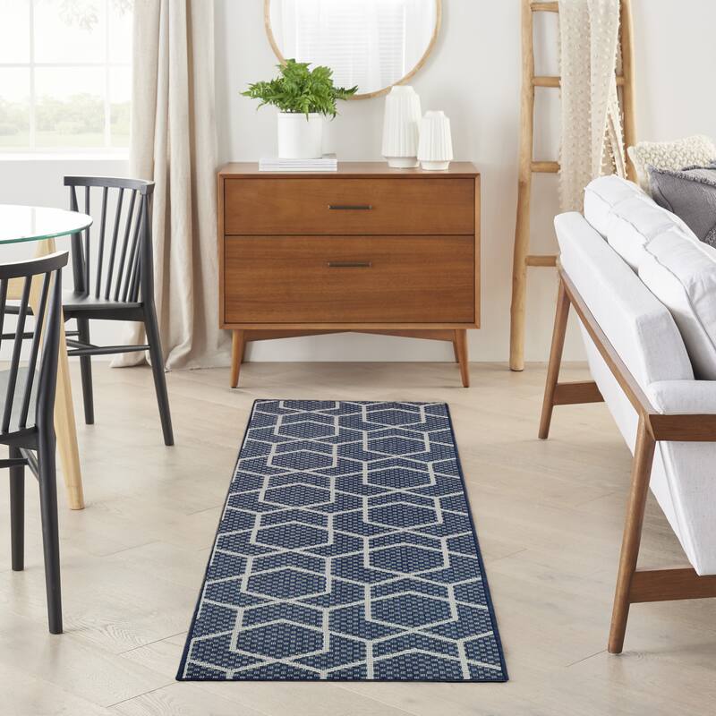 Nourison Horizon Indoor/Outdoor Geometric Area Rug