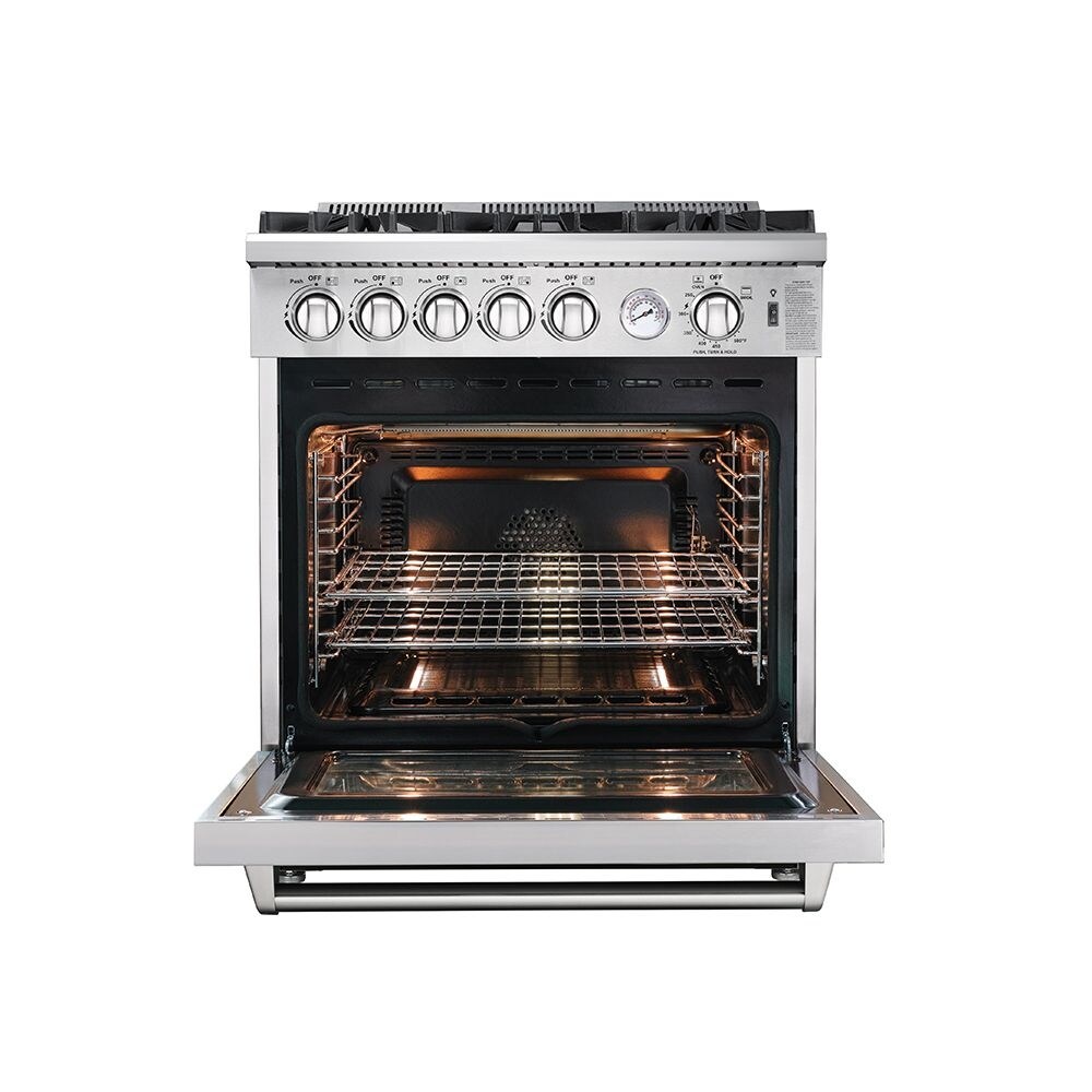 Shop Forno Lseo 30 Gas Range 5 Burners Overstock 31516797