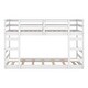 preview thumbnail 20 of 20, Functional And Aesthetic Design Twin Over Twin Bunk Bed with Ladder