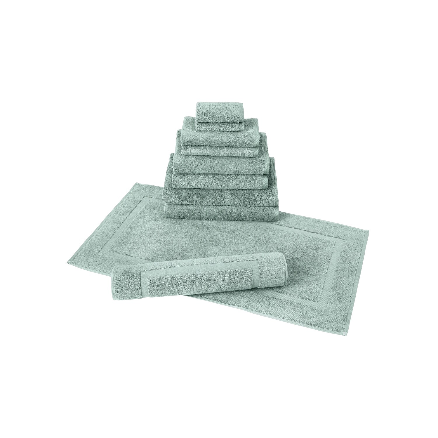 Classic Turkish Towels Arsenal 9 Piece Set - Rose