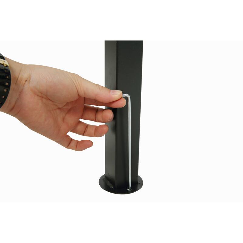 Outdoor Grill Gazebo 8 x 5 Ft Double Tier Soft Top Canopy and Steel Frame