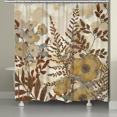 Laural Home Sienna Arrangement Shower Curtain 71x72