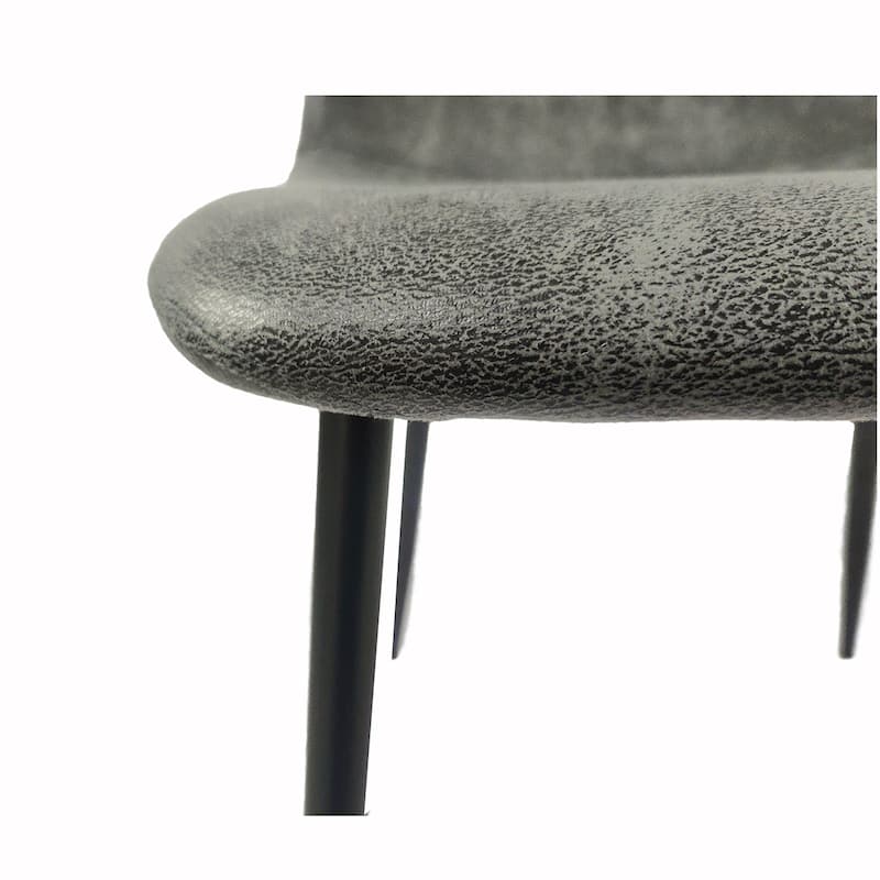 4PCS Suede Fabric Accent Chair With Metal Legs