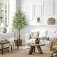 preview thumbnail 7 of 11, Faux Tree Indoor Artificial Olive Tree with Leaves and Fruits