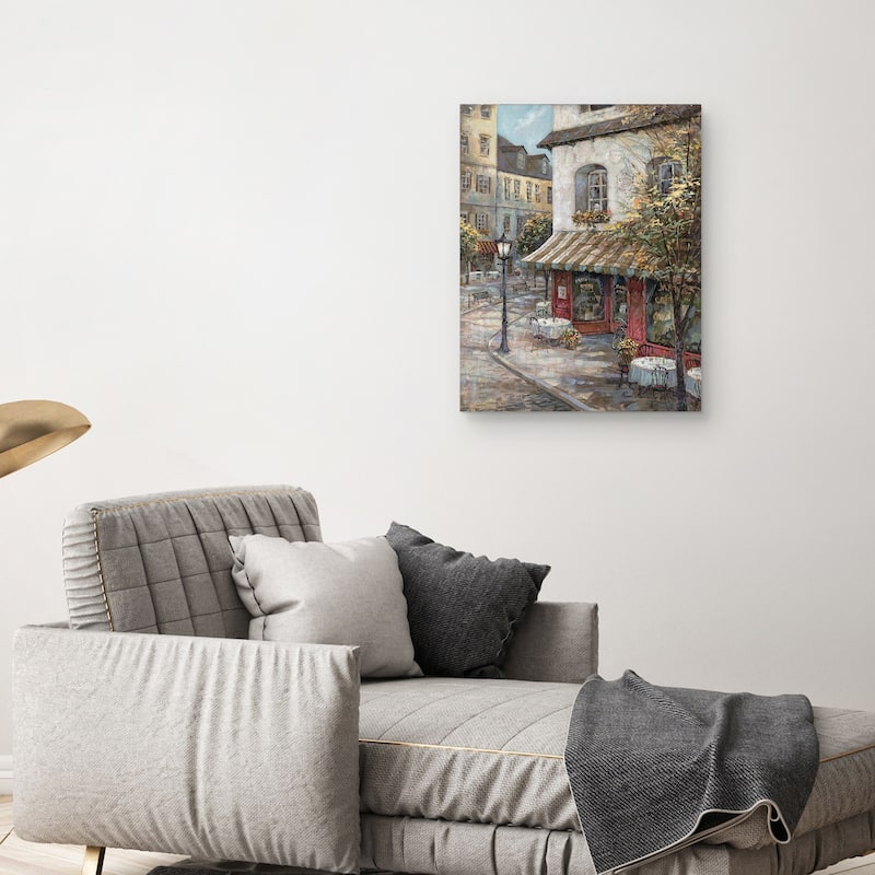 My Favorite Cafe by Ruane Manning Canvas Art Print