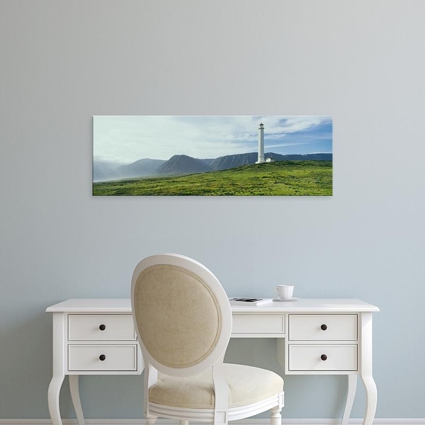 Easy Art Prints Panoramic Images's 'Lighthouse, Kalaupapa National Historical Park, Molokai, Hawaii' Canvas Art