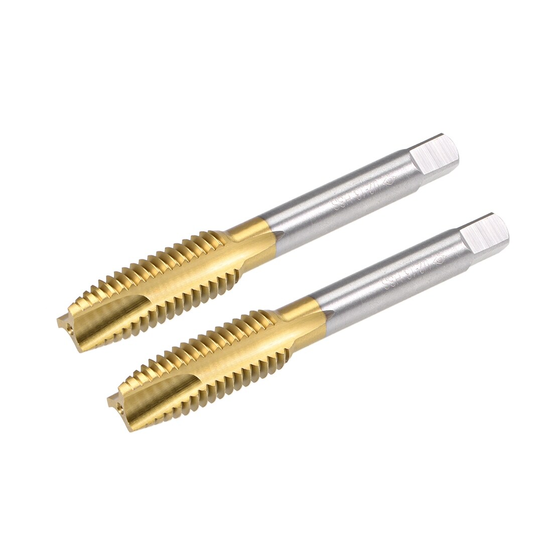 Machine Tap 1/4-32 UNEF Thread Step 2A Class 3 Flutes High Speed Steel 2 Pieces Machine Tap 1/4-32 UNEF Thread Step 2A Class 3 Flutes High Speed Steel 2 Pieces