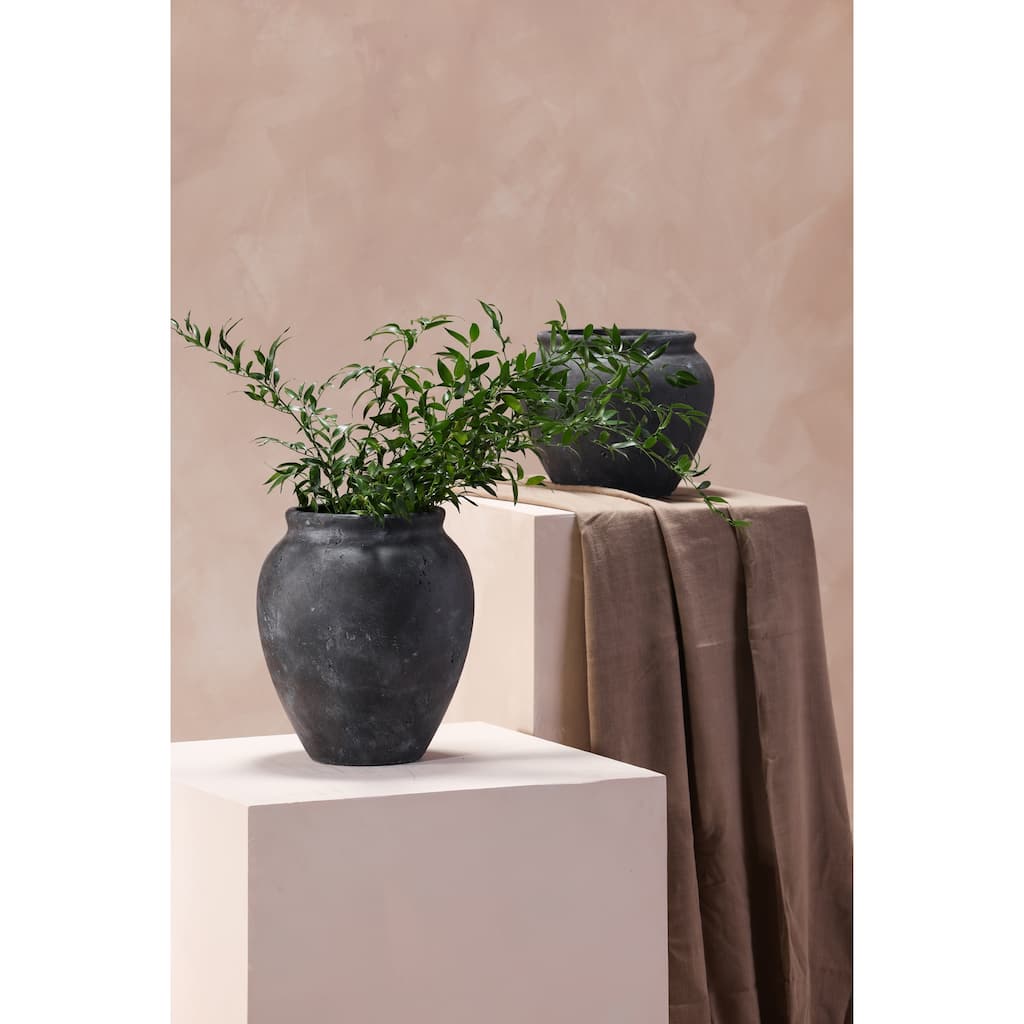 Aurelle Home Modern Cement Decorative Vessel