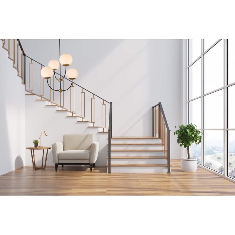 Lane 31.5 inch Pendant with White Shade - N/A