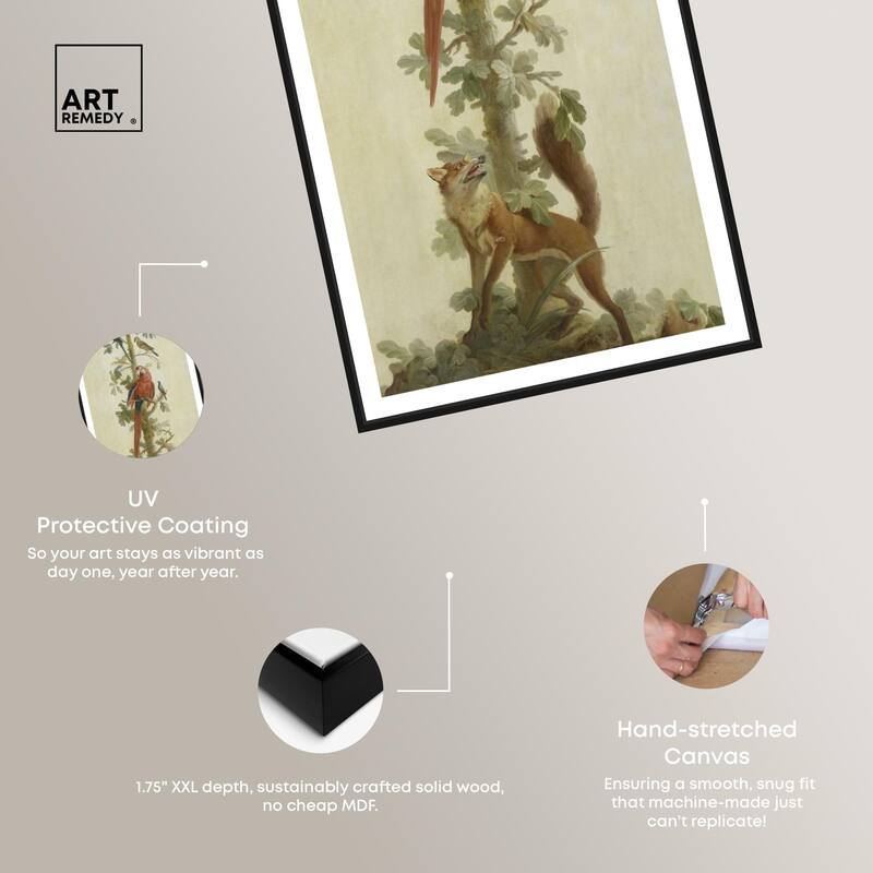 Fox and Papagayo Panoramic Canvas by Art Remedy