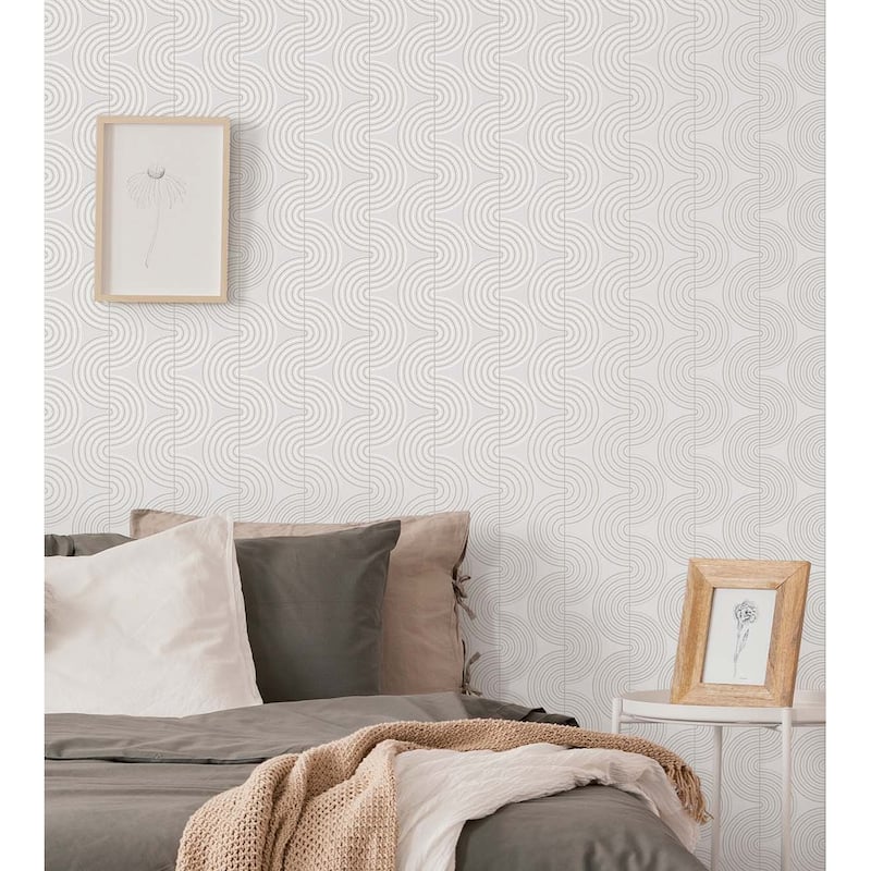 NextWall Zen Geo Peel and Stick Wallpaper