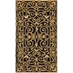 preview thumbnail 36 of 128, Safavieh Hand-hooked Chelsea Cherrelle Country Oriental Wool Rug 2' 9" x 4' 9" - Black - Runner/Rectangle
