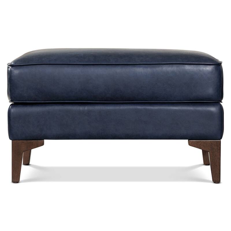 Poly & Bark Essex Genuine Italian Leather Rectangular Ottoman