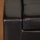 preview thumbnail 5 of 4, Guernsey Black Bonded Leather Storage Ottoman Bench by Christopher Knight Home
