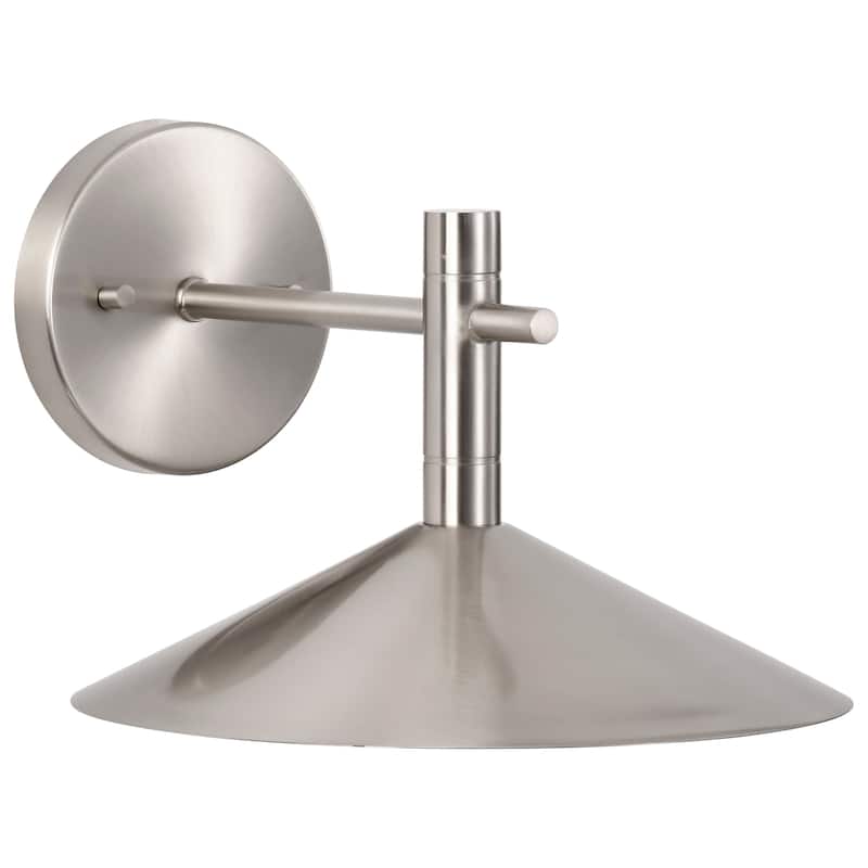 Corrine 10 Inch LED Wall Sconce Brushed Nickel 3K/4K/5K CCT Selectable - Brushed Nickel