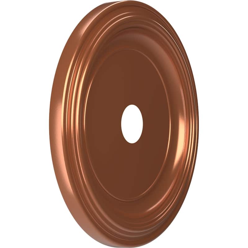 3 1/2" Inside Diameter - Traditional Thermoformed PVC Ceiling Medallion